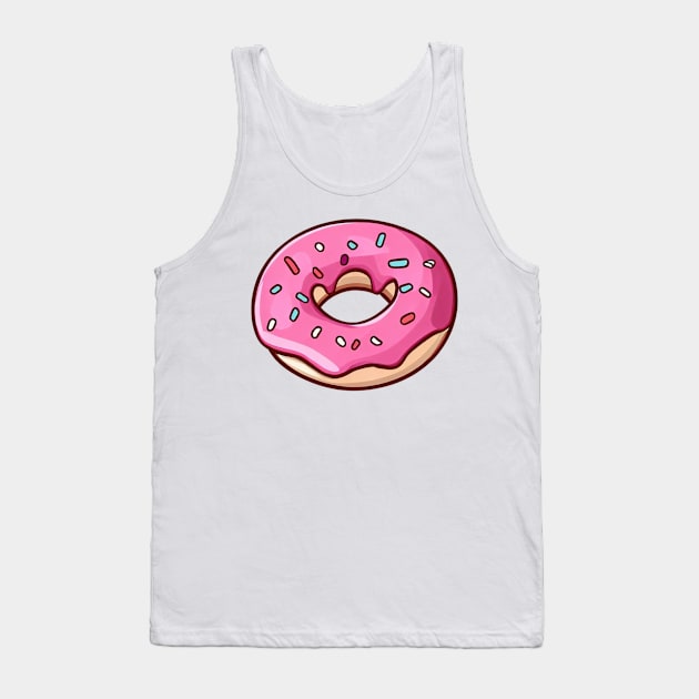 Donut Shirt Tank Top by Weird Lines